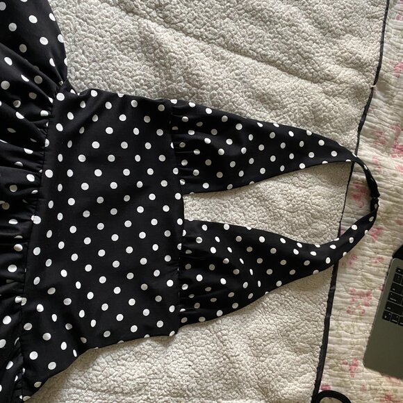 ZARA polka dot mini dress XL NWT - Picture 9 of 9